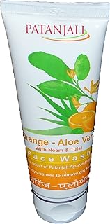Patajali Orange Aloevera Facewash