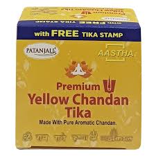 Patanjali Yellow Chandan Tika