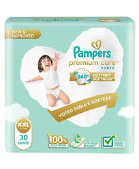 Pampers Premium Care Pants Luxuriously Soft XXL 30 Pants