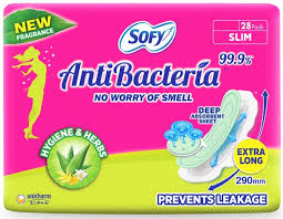 Sofy Anti Bacteria No Worry Of Smell XL 28 Pads