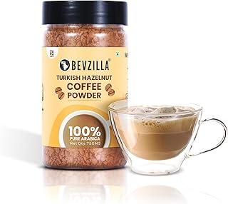 evzilla Turkish Hazelnut Coffee Powder 75g