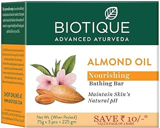 Biotique Advanced Ayurveda Almond Oil Nourishing Bathing Bar 150g