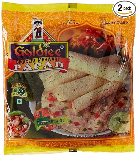Goldiee Bikaneri Papad 200g Goldiee Bikaneri Papad 200g