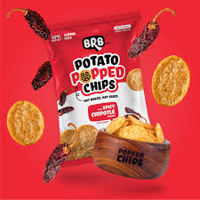 BRB Potato Popped Chips Spicy Chipotle Flavour 40g