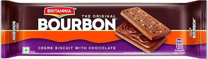 Birtannia Bourbon Creme Biscuit With Chocolate 150g