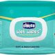 Chicco Wet Wipes Soft & Moisturizing 72 wipes