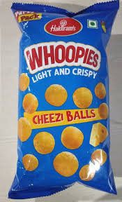 Haldirams Whoopies Light And Crispy Cheezi Balls 70g