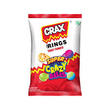 Crax Corn Rings Tangy Tomato 11g