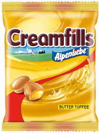 Alpenliebe Creamfills Center Filled Candy Butter Toffee