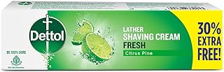 Dettol Fresh Citrus Pine Lather Shaving Cream 78g