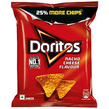 Doritos Nacho Cheese Flavoured Corn Chips 50g