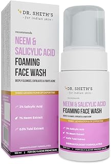 Dr. Sheth's Neem & Salicylic Acid Foaming Face Wash -100M