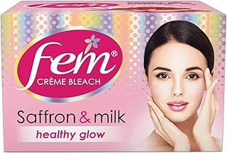 Fem Creme Bleach Saffron & Milk 40g
