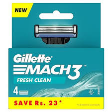 Gillette Mach3 Fresh Clean 4N Cartridges