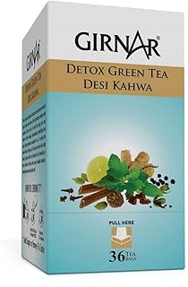 Girnar Detox Desi Kahwa Green Tea 36 Tea Bags