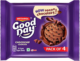 Birtannia Good Day Chocochip Cookies (Pack of 4)