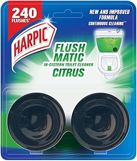 Harpic Flush Matic In Cistern Toilet Cleaner Citrus