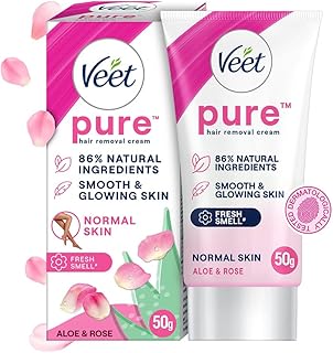 Veet Pure Hair Removal Aloevera& Rose Extracts Cream 50G