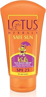 Lotus Herbals Safe Sun Kids Sunscreen Cream 50g