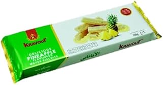 Kranvour Delicious Pineapple Flavoured Wafer Biscuits 100g