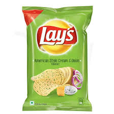 Lays American Style Cream & Onion Flavour
