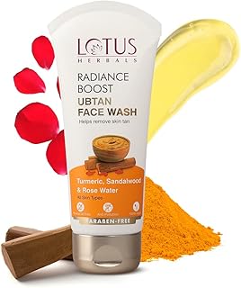 Lotus Herbals Radiance Boost Ubtan Facewash 50g