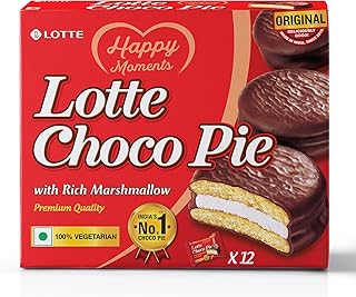 Lotte Choco Pie With Rich Marshmallow 336g