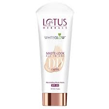 Lotus Herbals White Glow Matte look DD creme 8g