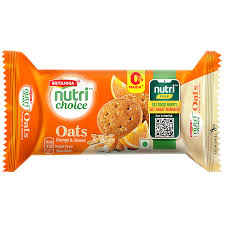 Britannia Nutri Choice Oats Orange & Almond 75g