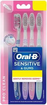 Oral-B Sensitive & Gums Tooth Brush (4N)