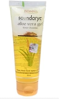 Patanjali Saundarya Aloe Vera Gel Kesar Chandan 60ml