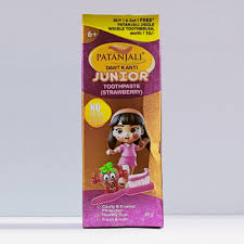 Patanjali Dant Kanti Junior Toothpaste Strwaberry 80g