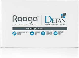 Raaga Professional Detan Tan Removal Cream With Kojic & Milk 72g