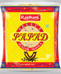 Rajdhani Punjabi Masala Papad 200g
