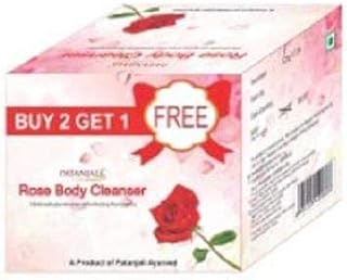 Patanjali Rose Body Cleanser 125g*4N