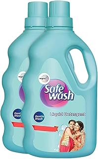 Wipro Safe Wash Premium Liquid Detergent ( One 675ml Santoor Handwash Free )