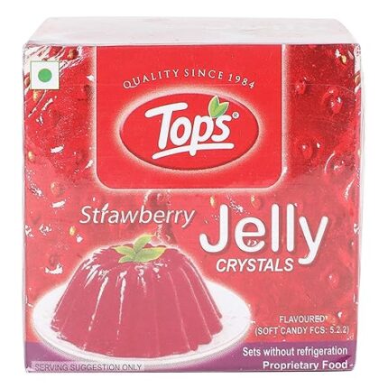 Tops Strawberry Jelly Crystals Strawberry Flavoured 90g