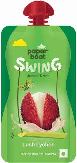 Paper Boat Swing Juicer Drink Lush Lychee 125ml