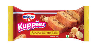 Dr. Oetker Kuppies Banana Walnut Cake 125g