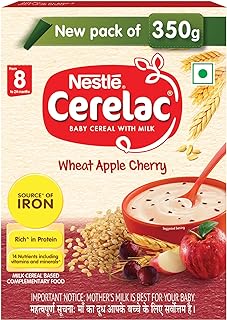 Nestle Cerelac Wheat Apple Cherry 350g