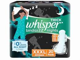 Thick Whisper Bindazzz Nights XXXL 20 Pads
