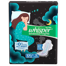 Ultra Whisper Bindazzz Nights XXL+ 16 Pads