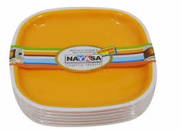 Nayasa Round Quater Plate Set 6N