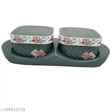 Rishab Casual Set Containers 2 N Tray 1
